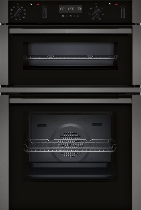 Neff built under deals double oven gas